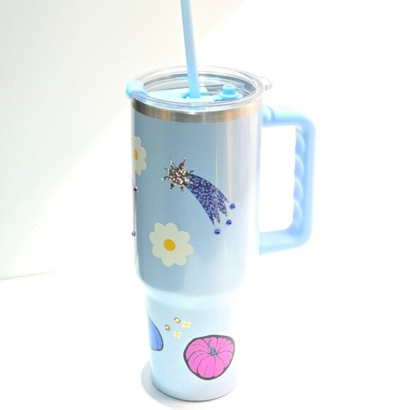 🔥Holiday Treasure! Blue Stainless Steel Insulated Tumbler - Picture 1 of 2